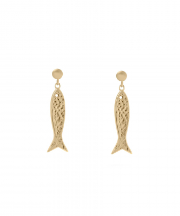 گوشواره طلا ماهی تاج Taj کد 27231