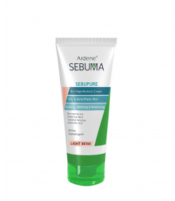 کرم یکنواخت کننده رنگی مناسب پوست چرب آردن سبوما Ardene Sebuma رنگ بژ طبیعی حجم 30 میلی لیتر