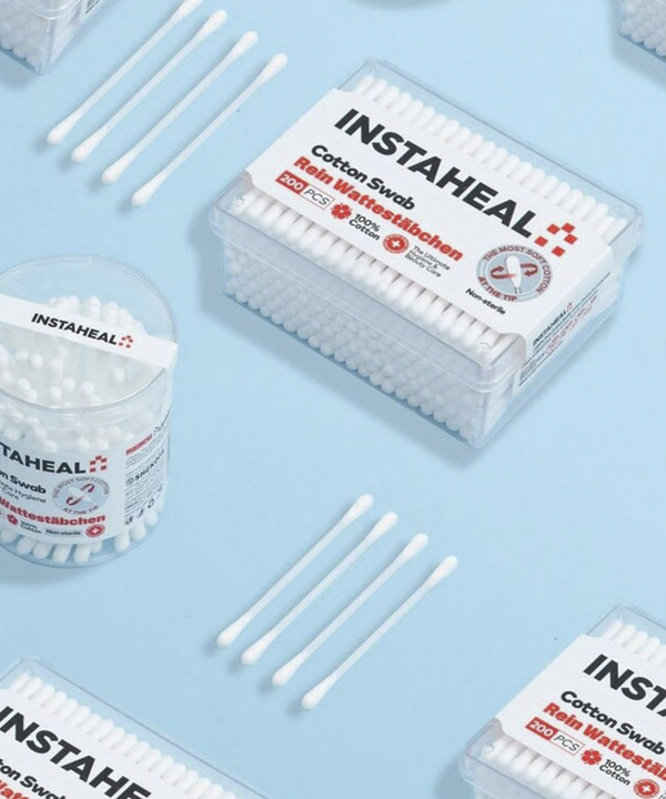 گوش پاک کن اینستاهیل Instaheal استوانه ای مات 100 عددی