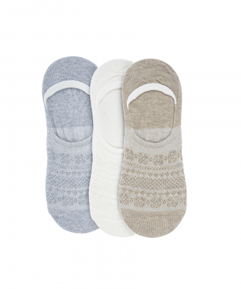 جوراب ساق کوتاه زنانه کوتون Koton کد 5SAK80199AA بسته 3 عددی