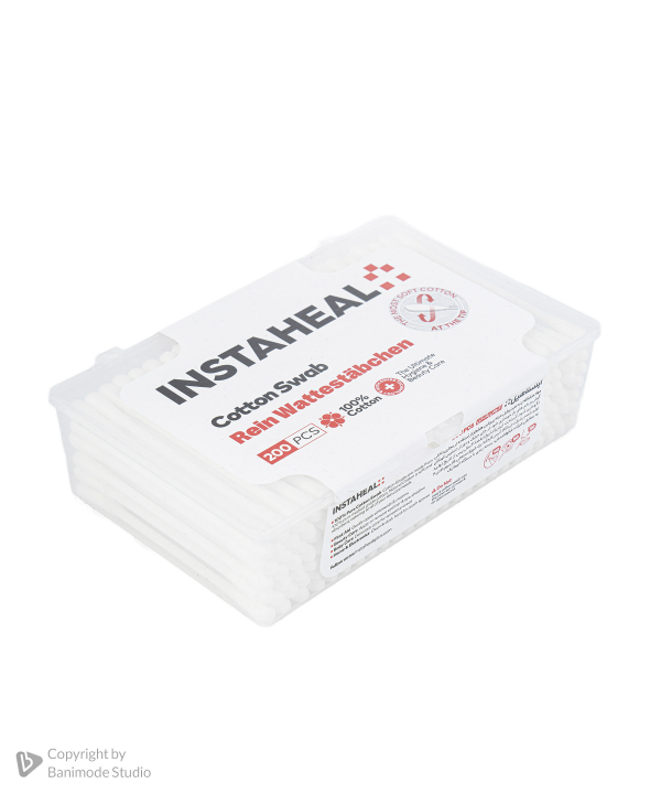 گوش پاک کن اینستاهیل Instaheal مکعبی مات 200 عددی