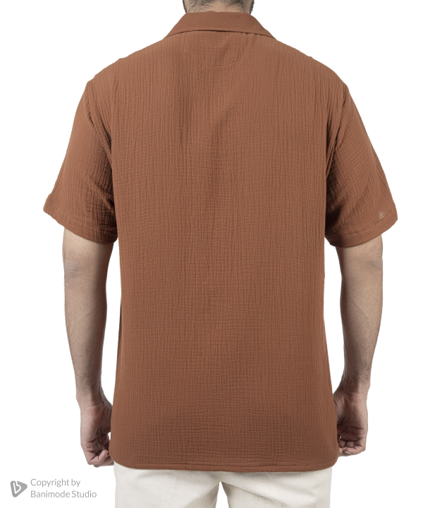 پیراهن لینن مردانه بالون Balloon کد 55100
