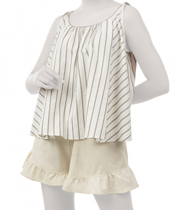 تاپ لینن زنانه سرژه مدل 202655