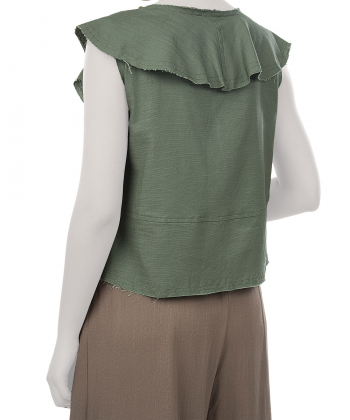 تاپ لینن زنانه سرژه مدل 202653