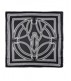 مینی اسکارف ابریشم زنانه نوولاشال Novella shawl کد 77160