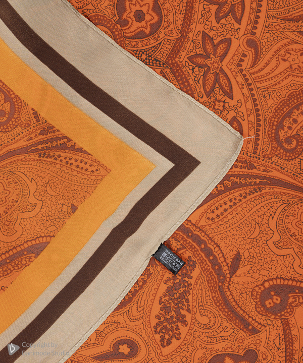 مینی اسکارف ابریشم زنانه نوولاشال Novella shawl کد 77147