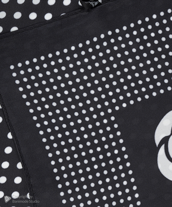 مینی اسکارف ابریشم زنانه نوولاشال Novella shawl کد 77157
