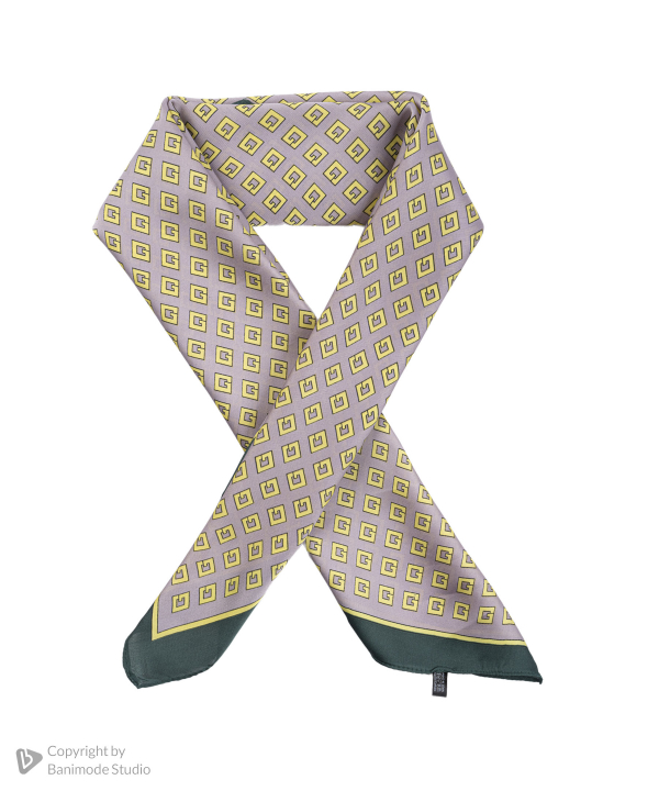 مینی اسکارف ابریشم زنانه نوولاشال Novella shawl کد 77148