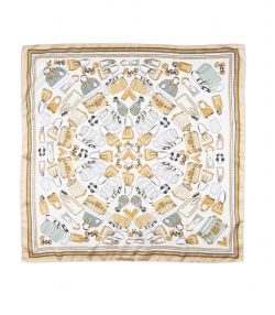 مینی اسکارف ابریشم زنانه نوولاشال Novella shawl کد 77153