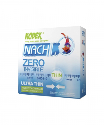 کاندوم ناچ کدکس Nach Kodex مدل Zero بسته 3 عددی