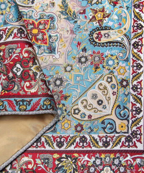 سرویس ترمه ابریشم 5 تکه سلام Salam طرح کاشان