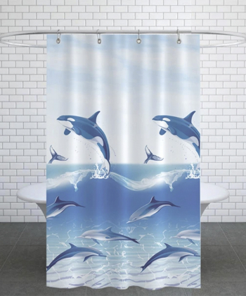 پرده حمام دلفین Dolphin کد jack-9515