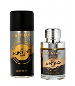 ست عطر و اسپری دئودورانت مردانه لا ریو La Rive مدل The Hunting Man حجم 75 میلی لیتر