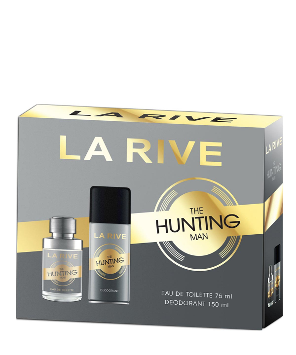 ست ادوتویلت و اسپری دئودورانت مردانه لا ریو La Rive مدل The Hunting Man حجم 75 میلی‌لیتر