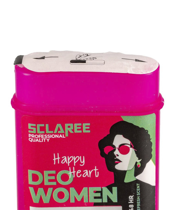استیک ضد تعریق زنانه اسکلاره Sclaree مدل Happy Heart حجم 75 میلی لیتر