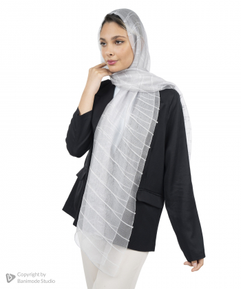 شال ابریشم زنانه نوولاشال Novella shawl کد 55242