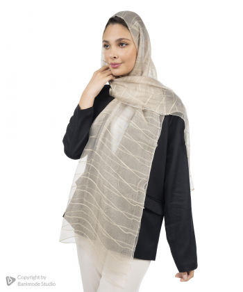 شال ابریشم زنانه نوولاشال Novella shawl کد 55242