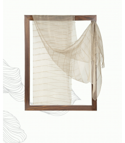 شال ابریشم زنانه نوولاشال Novella shawl کد 55242