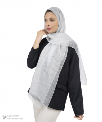 شال ابریشم زنانه نوولاشال Novella shawl کد 55239