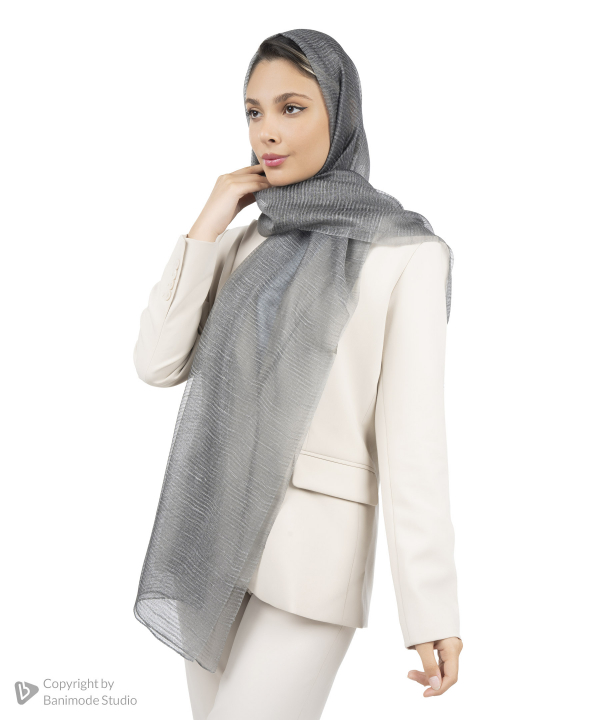 شال ابریشم زنانه نوولاشال Novella shawl کد 55239