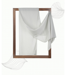 شال حریر لمه دار زنانه نوولاشال Novella shawl کد 55240