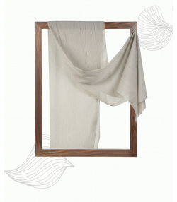 شال حریر لمه دار زنانه نوولاشال Novella shawl کد 55240