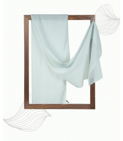 شال حریر لمه دار زنانه نوولاشال Novella shawl کد 55240