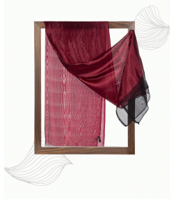 شال ابریشم زنانه نوولاشال Novella shawl کد 55241