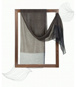 شال ابریشم زنانه نوولاشال Novella shawl کد 55238