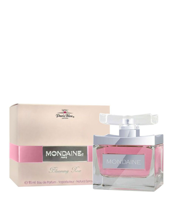 ادوپرفیوم زنانه پاریس بلو Paris Bleu مدل  Mondaine Blooming Rose حجم 95 میلی‌لیتر