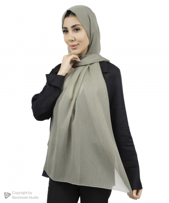 شال حریر لمه دار زنانه نوولاشال Novella shawl کد 55240