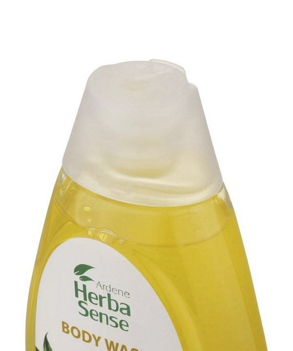 شامپو بدن با رایحه انرژی بخش جینسینگ و زنجبیل هرباسنس Herba Sense حجم 400 میلی لیتر