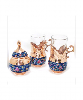 چای خوری تک نفره مس و پرداز سلام Salam کد 1436