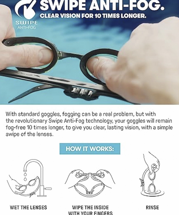 عینک شنا ارنا Arena مدل Cobra Tri Swipe Mirror Triathlon