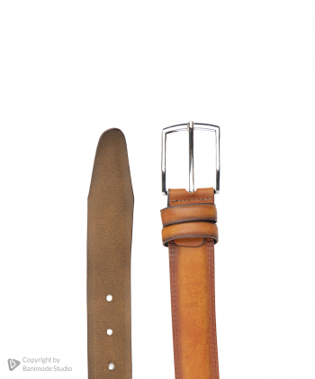 کمربند چرم مصنوعی مردانه بیسراک مدل am-bis-MenBelt-R311