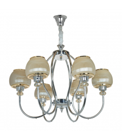 لوستر آویز شش شعله چشمه نور کد N2400/6-CO