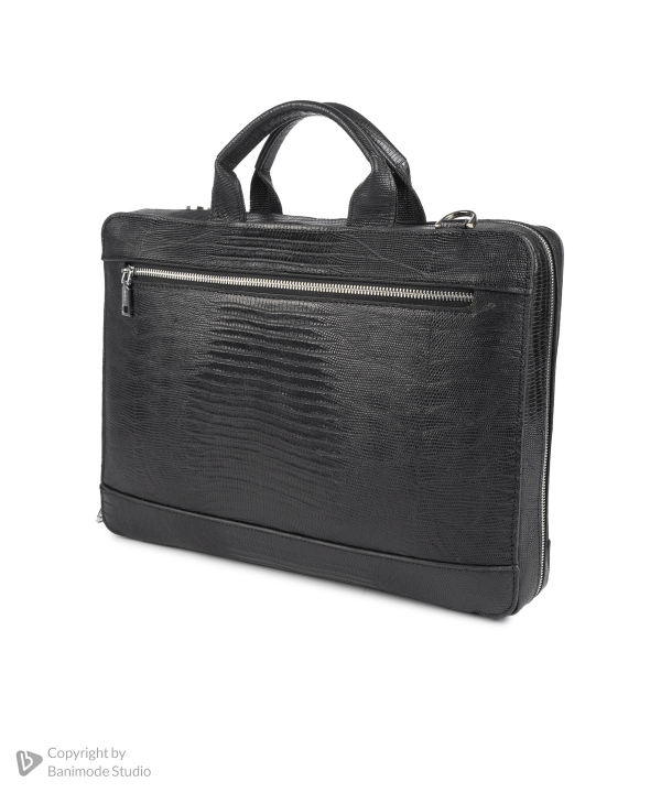 کیف اداری چرم طبیعی مردانه صاد مدل RV2203