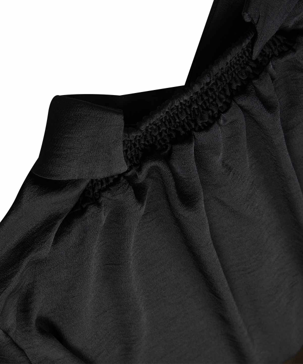 بلوز مجلسی زنانه یقه کش دار گردیه Gordye