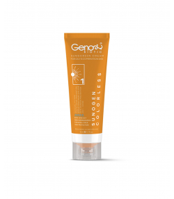 کرم ضدآفتاب بی رنگ فاقد چربی SPF50 ژنوبایوتیک Geno Biotic مدل Suno Gen1 حجم 50 میلی لیتر