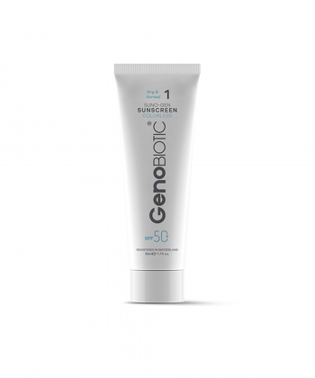 کرم ضدآفتاب بی رنگ SPF50 ژنوبایوتیک Geno Biotic مدل Suno Gen حجم 50 میلی لیتر
