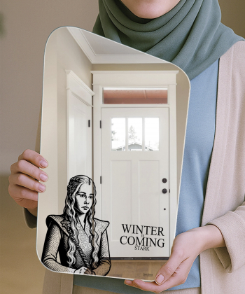 آینه دکوراتیو سایان هوم Cyan home مدل دنریس تارگرین(Mother of Dragons)