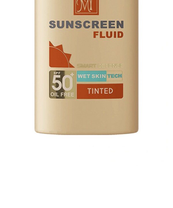 فلوئید ضد آفتاب رنگی SPF50 مای My مدل Smart Defense حجم 50 میلی‌لیتر