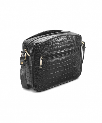 کیف دوشی زنانه چرم طبیعی نوین چرم Novin Leather مدل خاتون