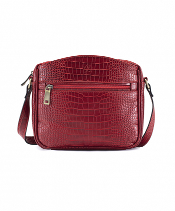 کیف دوشی زنانه چرم طبیعی نوین چرم Novin Leather مدل خاتون