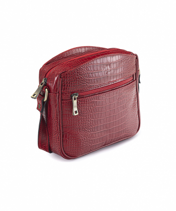 کیف دوشی زنانه چرم طبیعی نوین چرم Novin Leather مدل خاتون