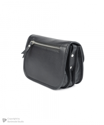 کیف دوشی زنانه چرم طبیعی نوین چرم Novin Leather مدل 1019-1
