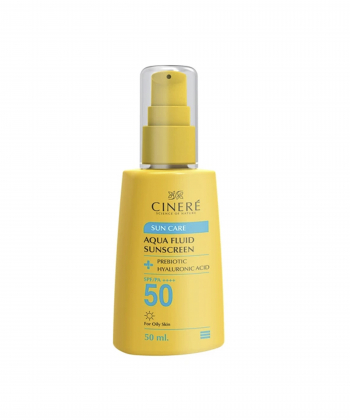 ضدآفتاب فلوئیدی سینره Cinere مناسب انواع پوست SPF 50 حجم 50 میلی لیتر