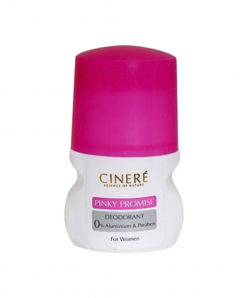 دئودورانت رولی زنانه سینره Cinere مدل Pinky Promise حجم 50 میلی لیتر