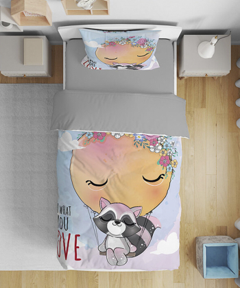 روتختی کودک یک نفره پنج تکه نوپه Nope طرح کد T5822