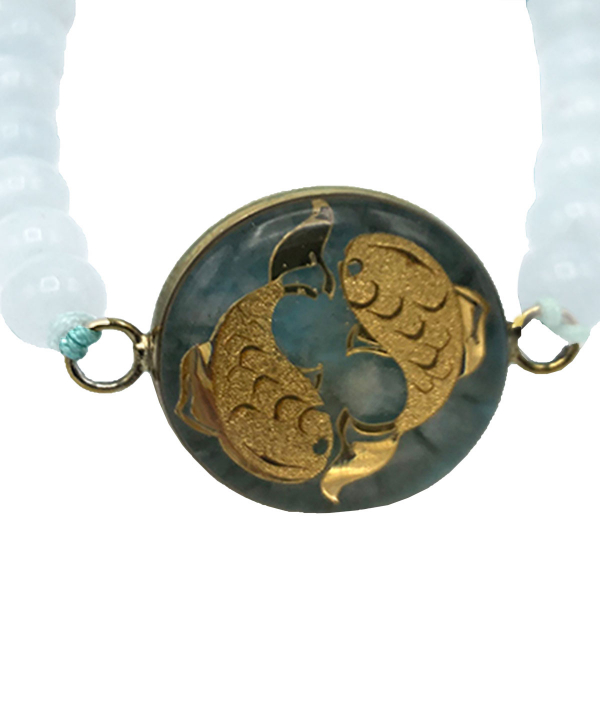 دستبند زنانه سام نورزاده Noorzadeh Gold Art طرح ماه اسفند کد 25